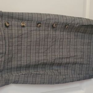 Meg & Margot Plaid Pencil Skirt szM